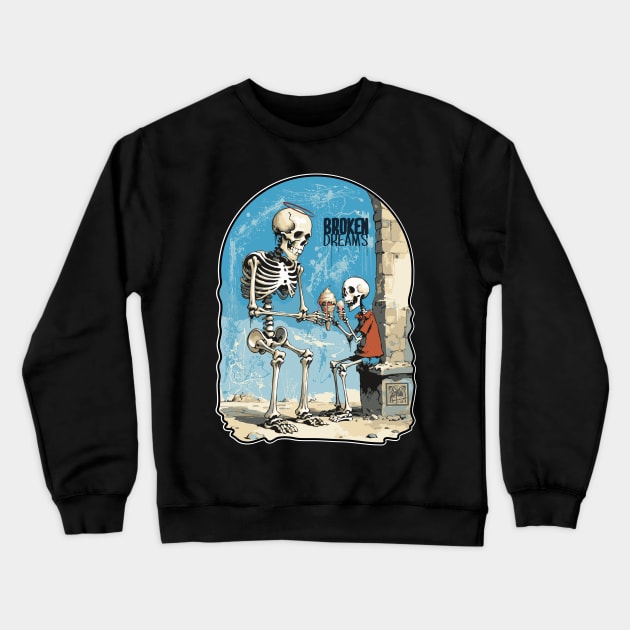 Bone Support. Crewneck Sweatshirt by SCRAN Art